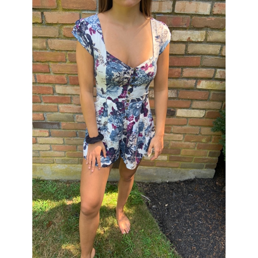 Kimchi Blue Floral Romper